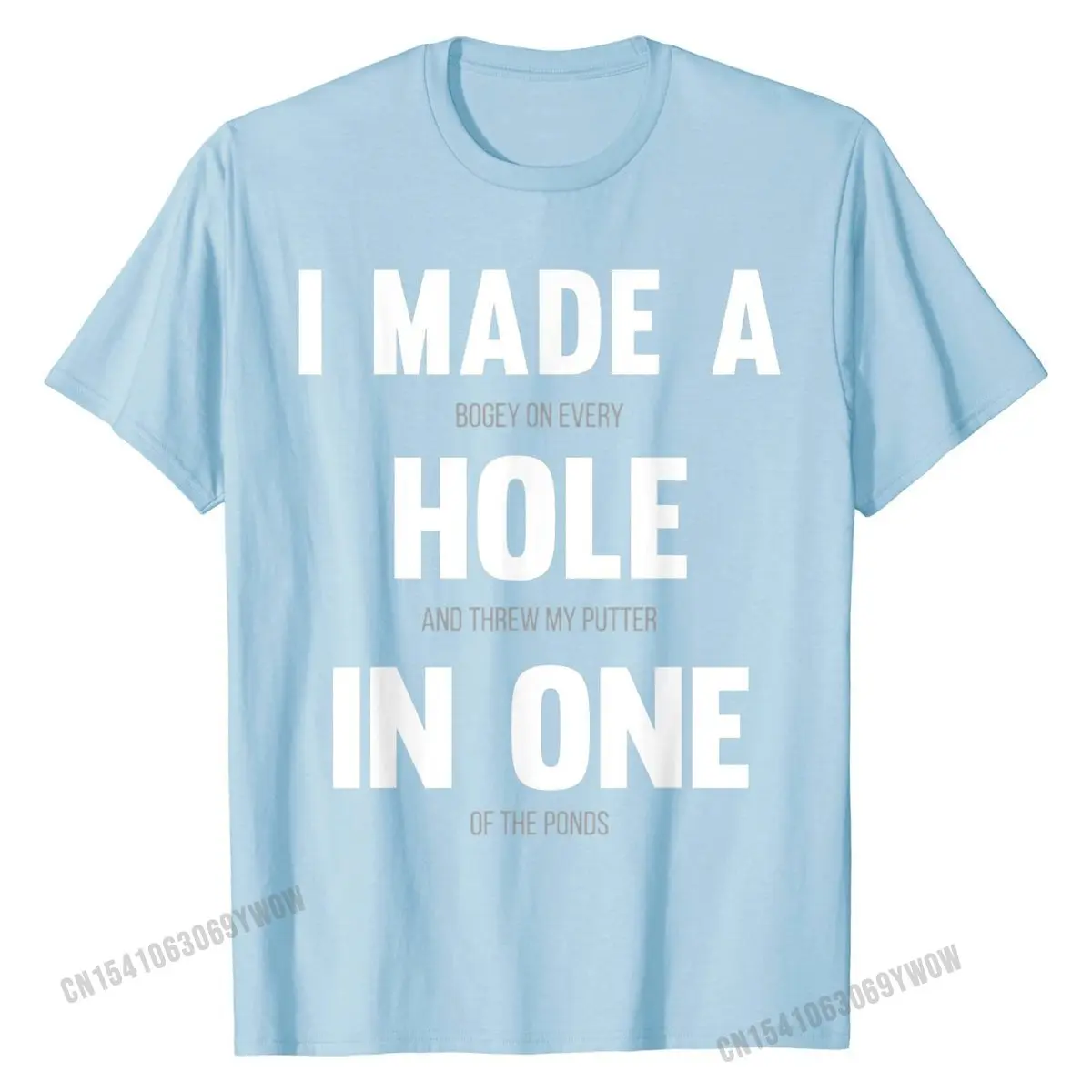 Забавная футболка для гольфа пап и спорта &quotВлюбленные&quot г. я сделала дырку в