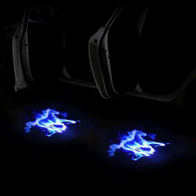 1Pc Universal Car Door Led Welcome Laser Projector Shadow Light Car-styling for Mitsubishi outlander lancer Toyota Camry | Автомобили и