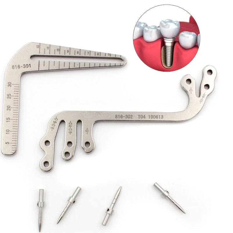 

1Set Dental Implant Locating Guide Planting Positioning Guide Implant Tools Planting Positioning Angle Ruler Dentistry Product