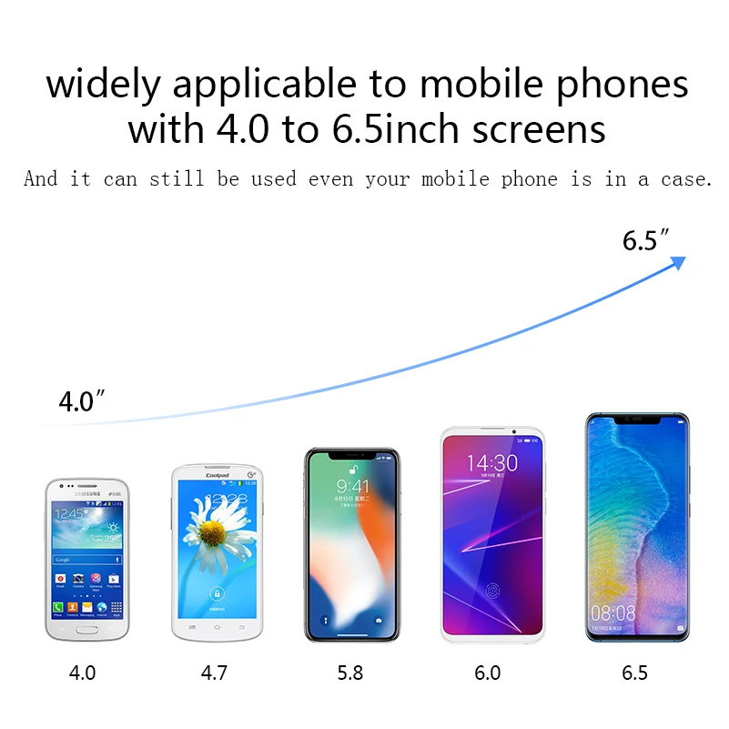 Индукционная 10 Вт QI автомобильный держатель Беспроводное зарядное устройство
