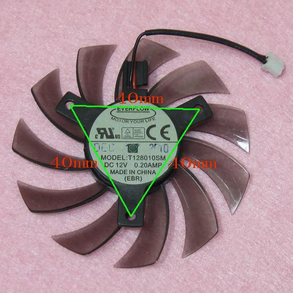 Кулер для видеокарты GIGABYTE GTX460 GTX470 GTX560Ti GTX580 75 мм |