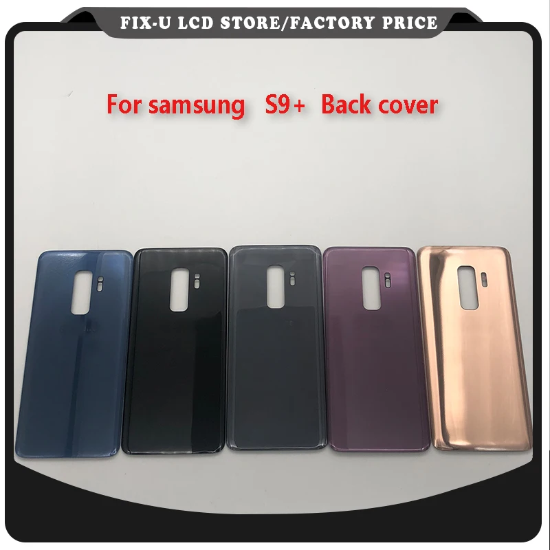 OEM Корпус батареи чехол часть с клейкой наклейкой для Samsung Galaxy S9 + SM G965|Экраны