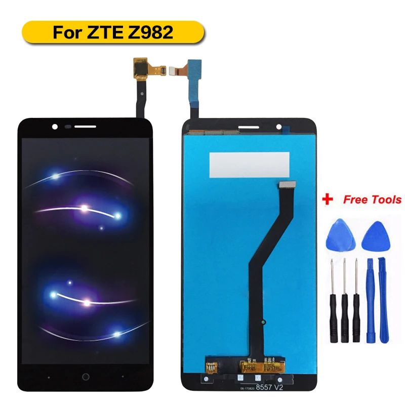 ЖК дисплей для ZTE Blade Z Max Z982 сенсорный экран 100% протестирован в сборе Сменное
