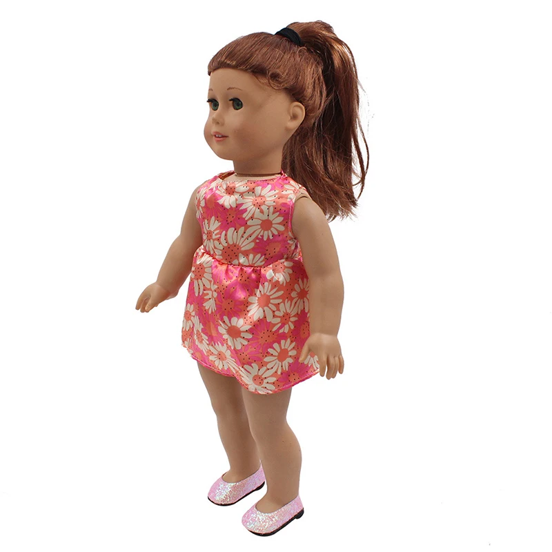 Doll Talk 18 Inch American Clothes 4 Colors Chrysanthemum New Girl Dress Accessories Kid's Best Gift | Игрушки и хобби