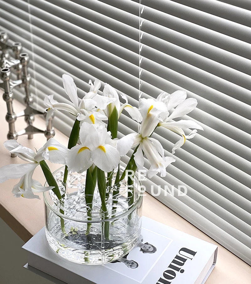 

Household Modern Vase Creative Transparent Glass Flower Arrangement Flower Pot Bedroom Hydroponics Ev Dekorasyon Decor ED50HP