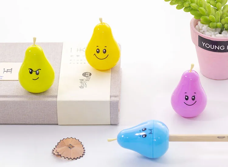 1 шт. Милая kawaii креативная большая груша точилка для карандаша точилка для карандашей студенческие канцелярские принадлежности школьная Sffice поставка