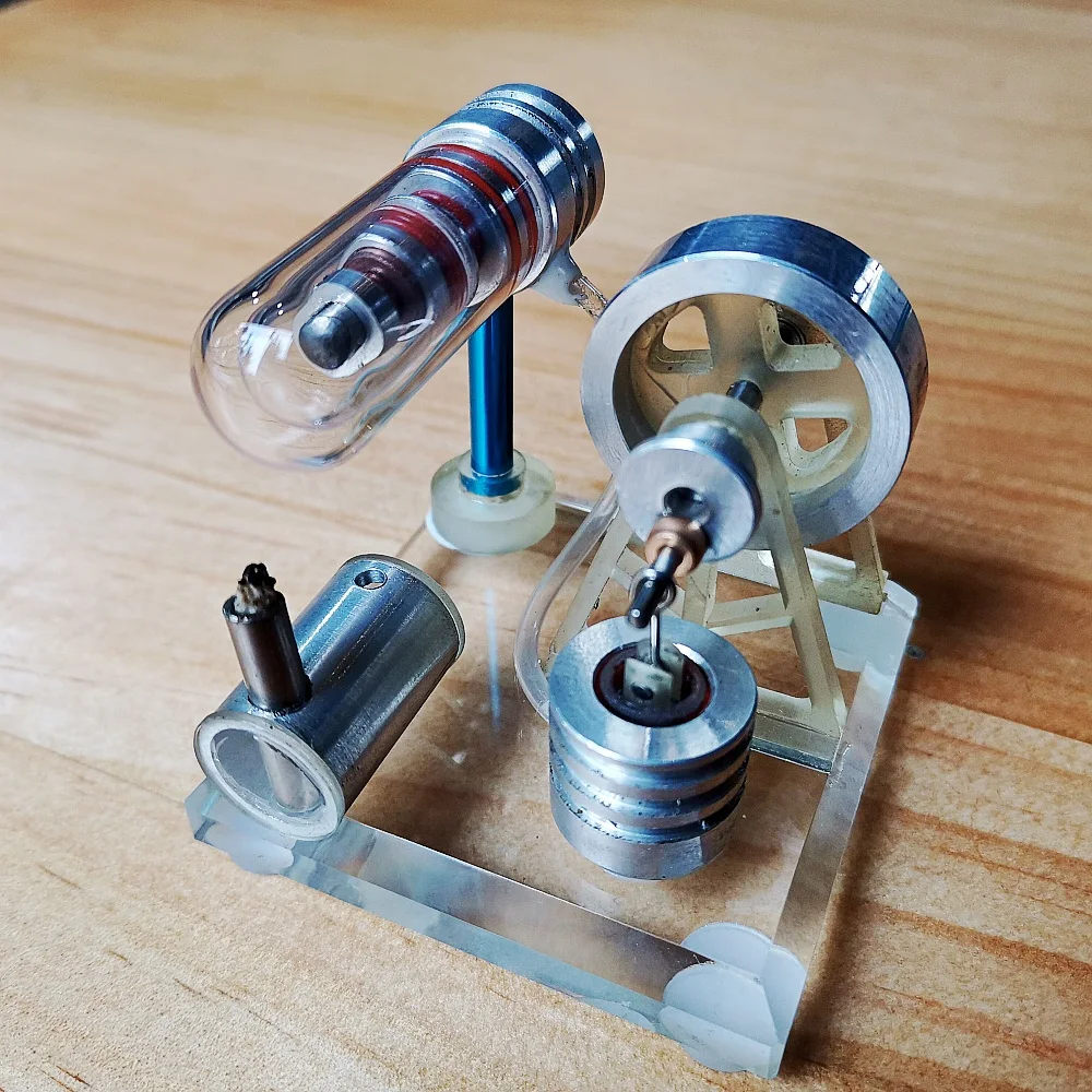 Генератор двигателя Стирлинга модель микрогенератора внешнего сгорания|engine