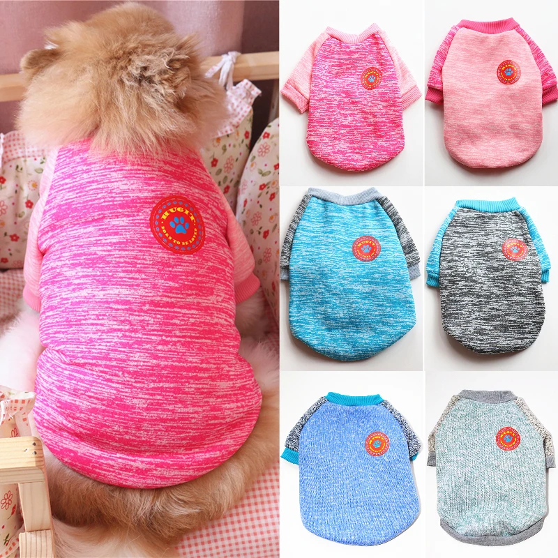 2019 модная одежда для собак зимние теплые куртки щенков Рождественская толстовки