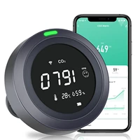 protmex tuya wifi smart carbon dioxide detector multifunction portable temperature humidity app alarm co2 air quality monitor