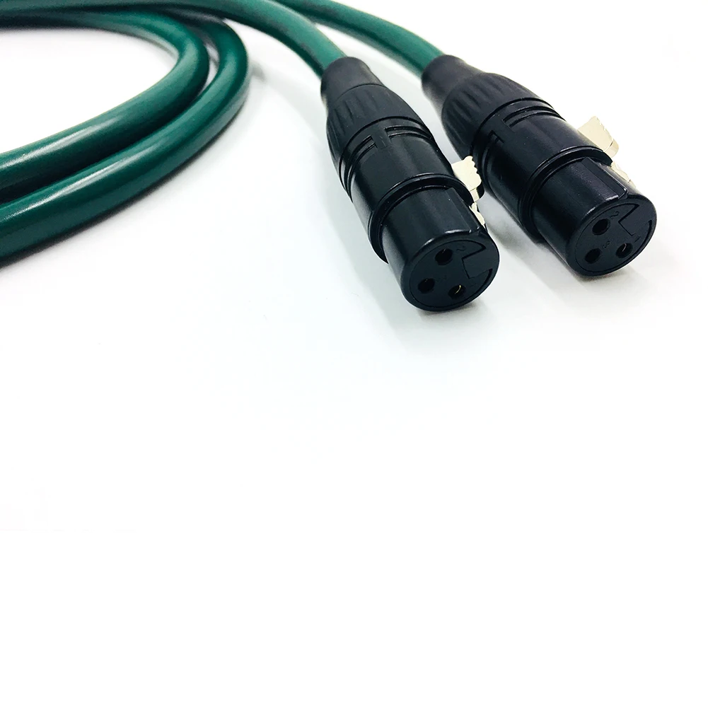 Однокристальный кабель FURUTECH OCC 2RCA штекер двойной XLR гнездо Аудио медная линия