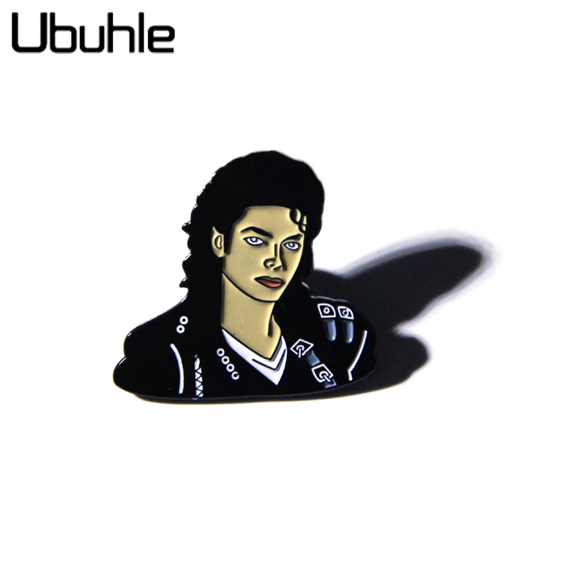 Эмалированная булавка с изображением Майкла Джексона для мужчин и женщин брошь