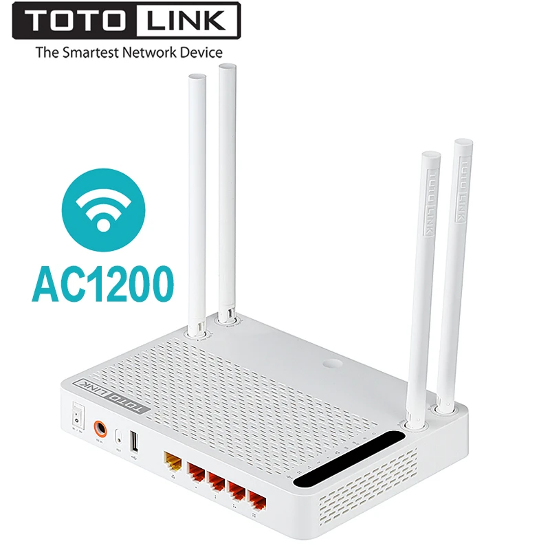 TOTOLINK A2004NS 1200 Мбит/с 2 4G/5 0 GHz беспроводной Wifi гигабитный маршрутизатор 5dBi антенна с