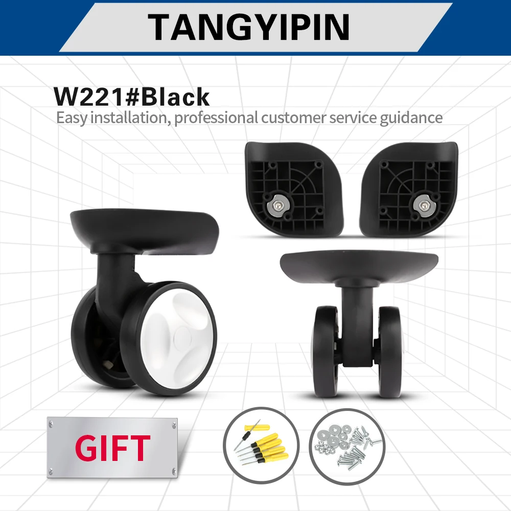 

Аксессуары для ремонта багажных колес TANGYIPIN W221, чехол для костюма, чехол на колесиках, универсальные колесные шкивы, коробочка с паролем, сме...