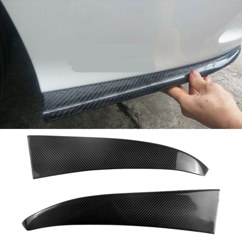 

AP68-for Mercedes Benz W205 C180 C200L C260L C43 C63 2015-2017 Carbon Fiber Rear Bumper Splitters Spoiler Canard Fins Trim