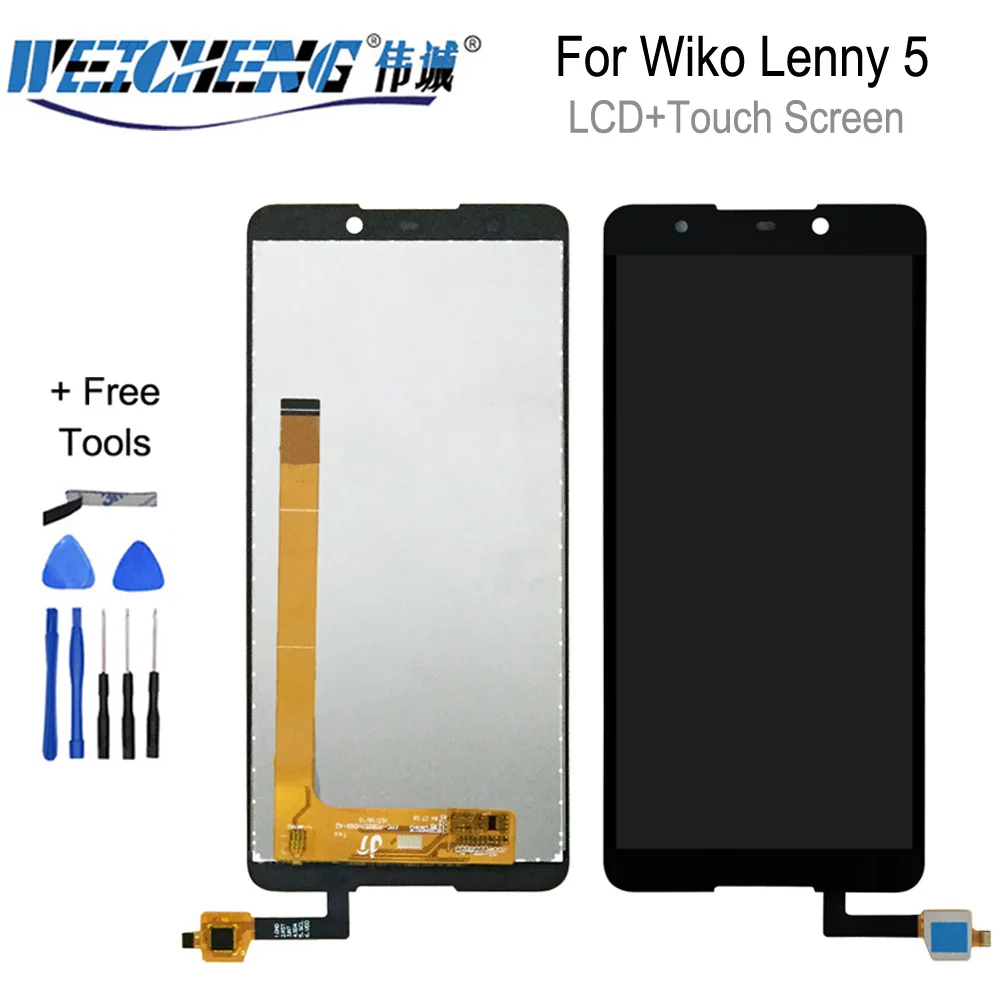 Для Wiko Lenny 5 ЖК-дисплей и сенсорный экран Мобильный телефон LCD BQ мобильный BQ-5707G 5707G