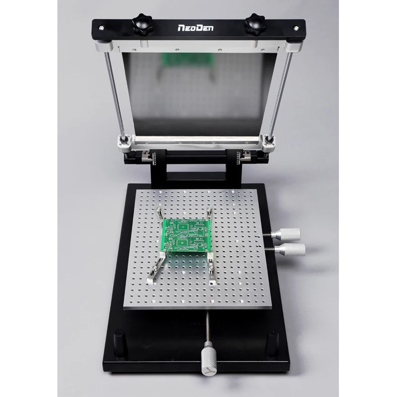 Паяльный принтер высокой точности шелкография с красным клеем печатная машина