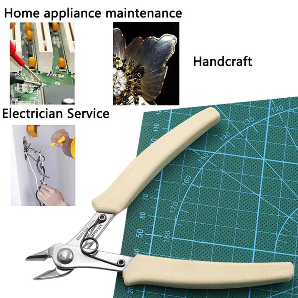 

Needle Nose Pliers Diagonal Wire Cutter Stainless Steel Cutting Pliers For Wire Cable Cutter Electronic Repair Hand Tool
