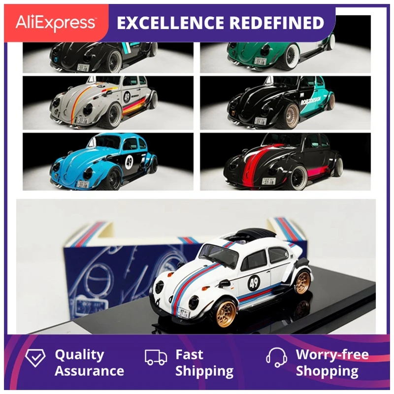

Модель Inspire 1:64 RWB-Beetle, литая модель автомобиля