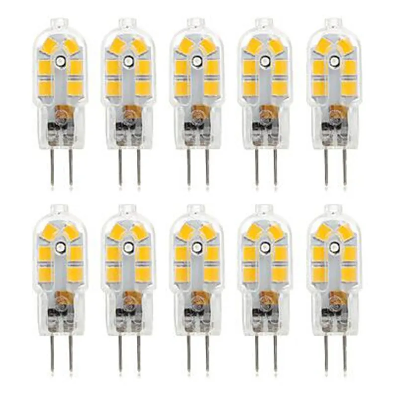 10 шт./лот светодиодная лампочка 3 Вт 5 7 G4 переменного тока 220 В постоянного 12 SMD2835