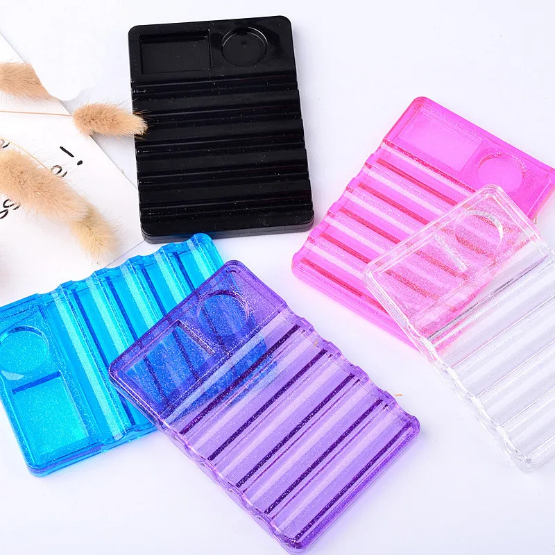 1 шт. акриловый кристалл 5 цветов держатель кисточки для нейл-арта Дисплей