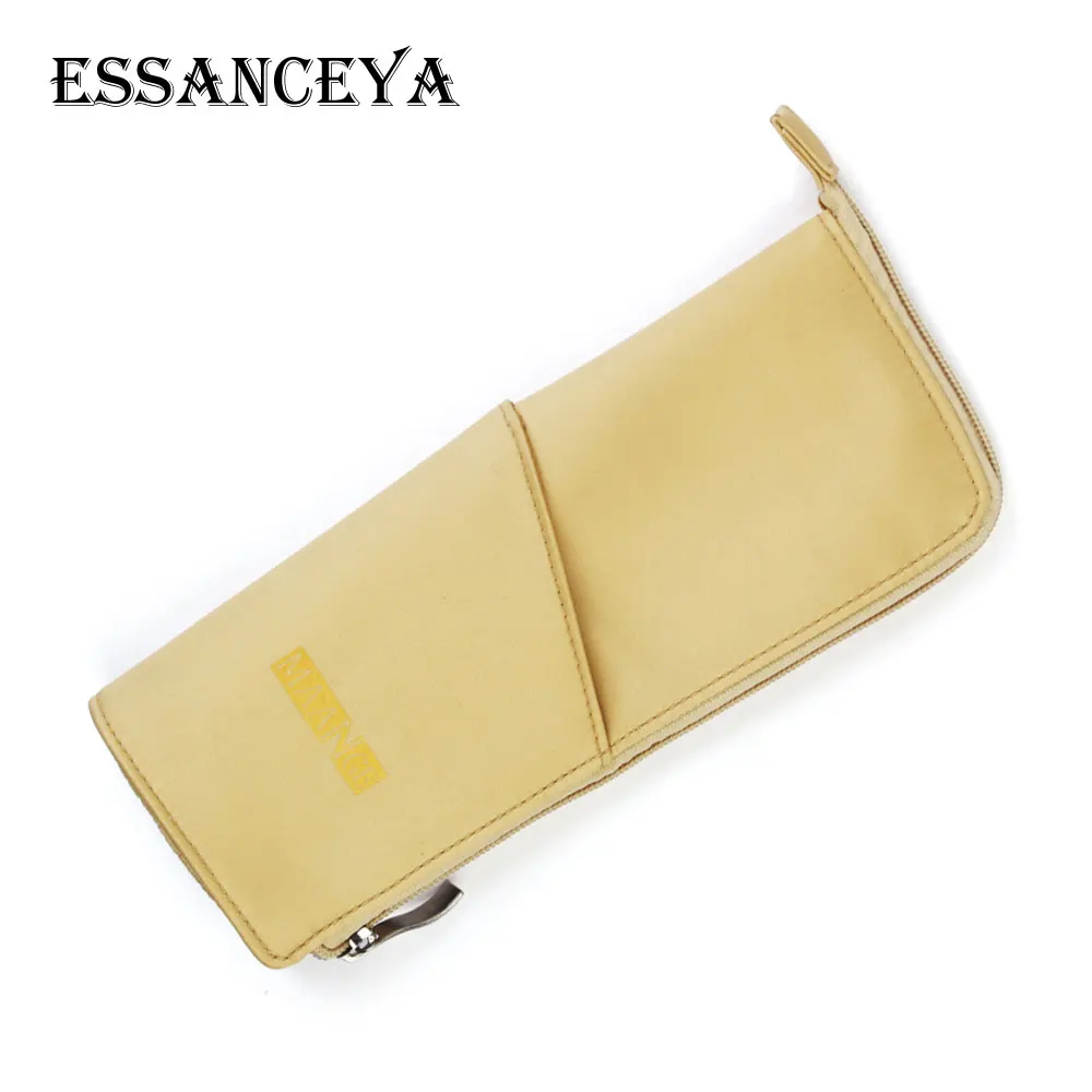 yellow Косметичка ESSANCEYA, 1 шт., косметичка для макияжа, сумка для хранения, для женщин, для путешествий, портативные Кисти для макияжа, сумка для кистей, нейлоновые защитные косметические футляры - Цвет: yellow