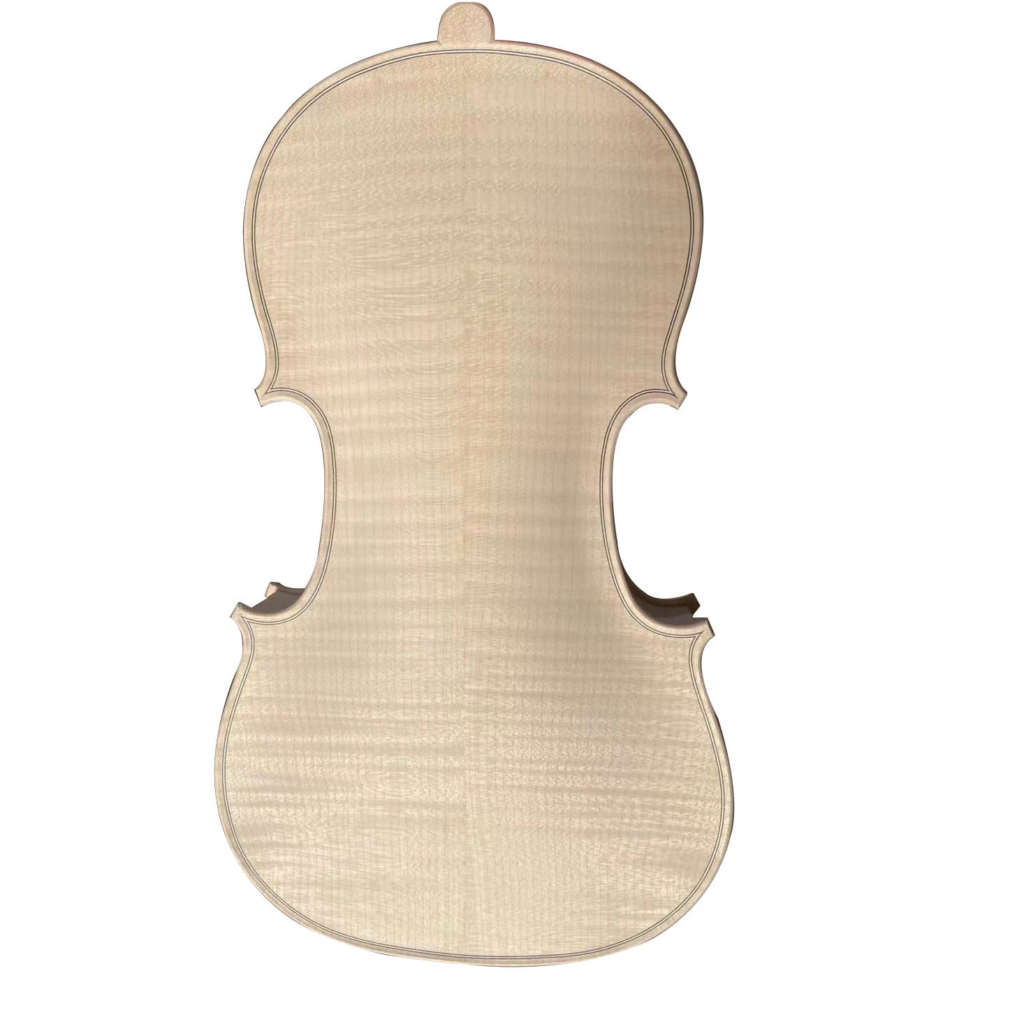 

Белая скрипка с чехлом, профессиональная ели класса AAA +, белый лезвие, необработанная Европейская искусственная кожа, 4/4 богатых полосок