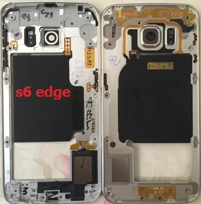 1 шт. для Samsung Galaxy S6 G920F G920 Edge G925F G925 корпус телефона средняя рамка Корпус с