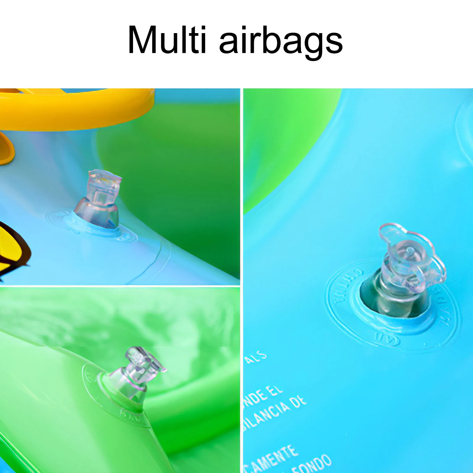 

Inflatable Pool Float Car With Sunshade Seat Raft Kids Waist Float Lying Swimming Ring Pool Toys Swim Trainer For Infant Swimmer