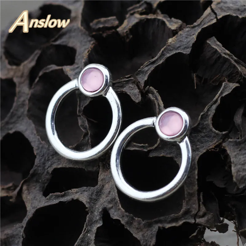 

Anslow Retro Cute Lady Round Candy Women Stud Earrings Korean Style Jewelry For Girl Students Friends Wedding Party LOW0004E