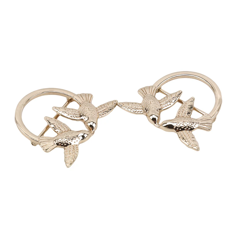 Аксессуары для багажа декоративная пряжка с изображением двух птиц