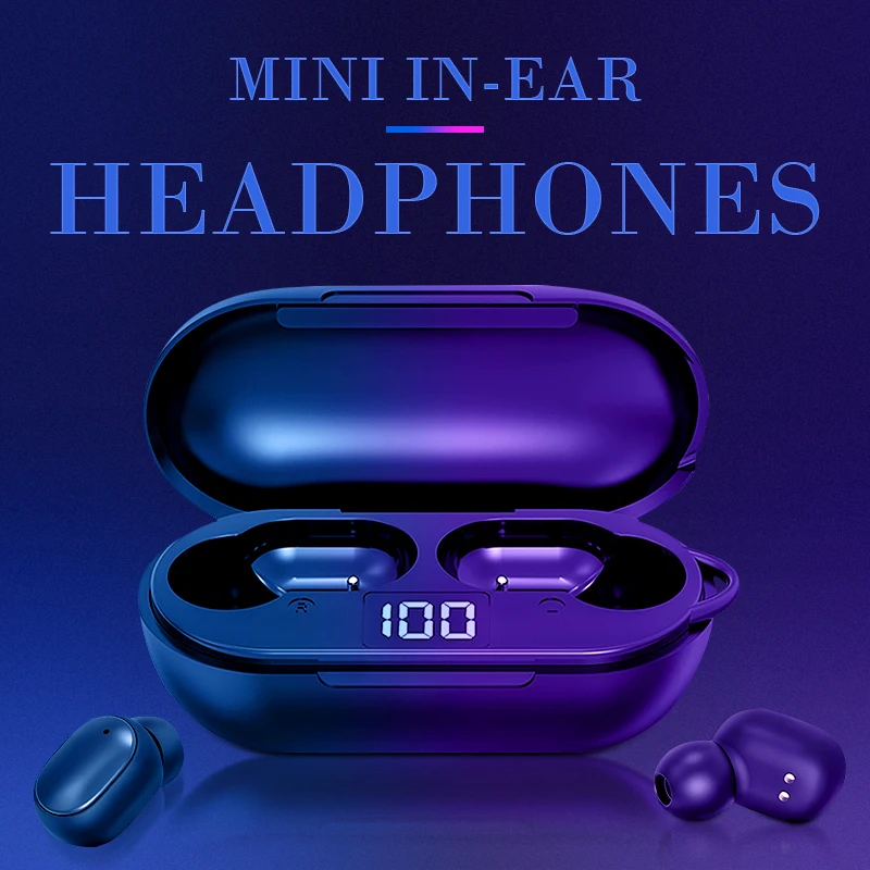 H6 наушники-вкладыши TWS с Беспроводной наушники Bluetooth 5 0 Наушники Hi-Fi мини-наушники