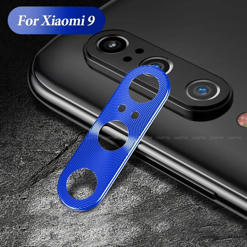 Blue Для Xiao mi 9 Se mi 9 объектив камеры защитное кольцо покрытие алюминия для Xiao mi 8 SE mi 8 задняя защитная пленка высокого качества - Цвет: Blue