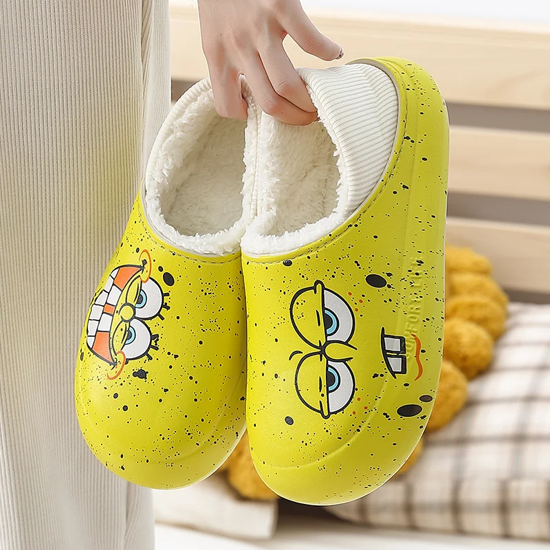 Водонепроницаемые Нескользящие домашние тапочки на толстой платформе с
