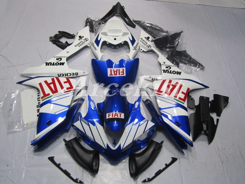 

Новый комплект обтекателей из АБС-пластика под давлением, подходит для YAMAHA YZF-R1 R1 2007 2008 07 08, комплект кузова FIAT