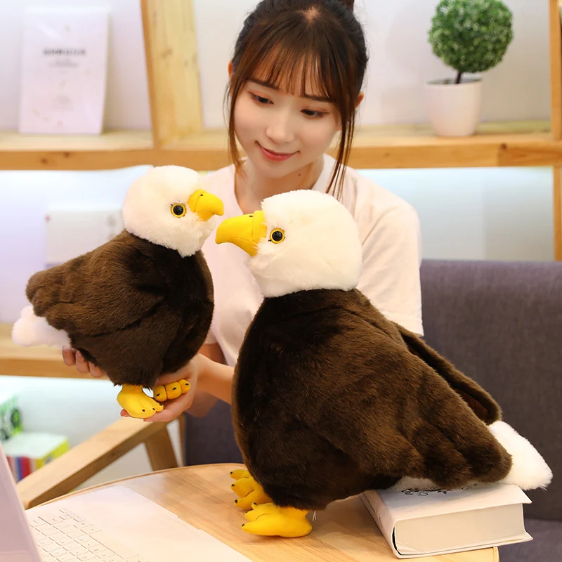 20/30/40cm Cute Lifelike Sea Eagle Plush Toys Stuffed Marine Animal Kids Toy Soft Doll Children Boys Lovely Birthday Gift | Игрушки и