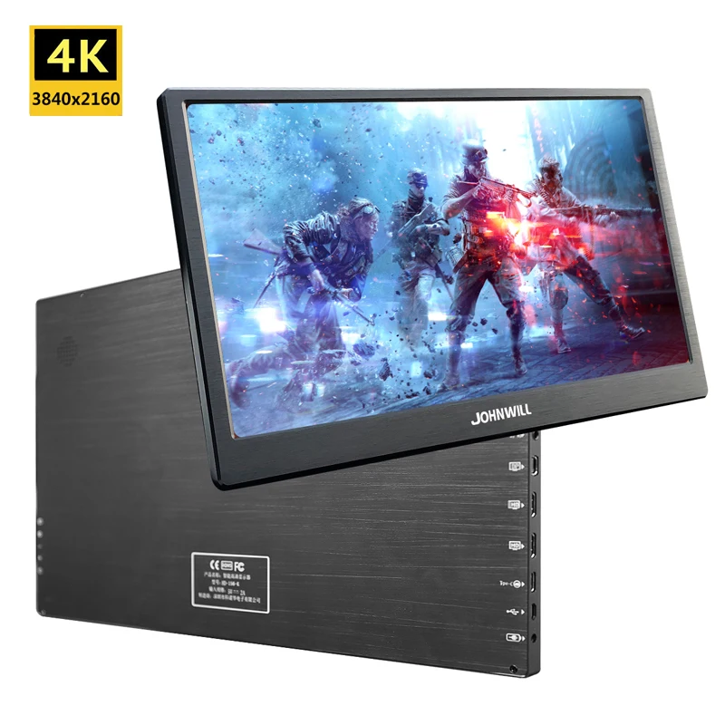 17,3 дюймов ips type-C 4K Портативный экран для переключения PS4 Pro Xbox 60Hz HDMI HDR монитор для ПК ноутбука игровой монитор