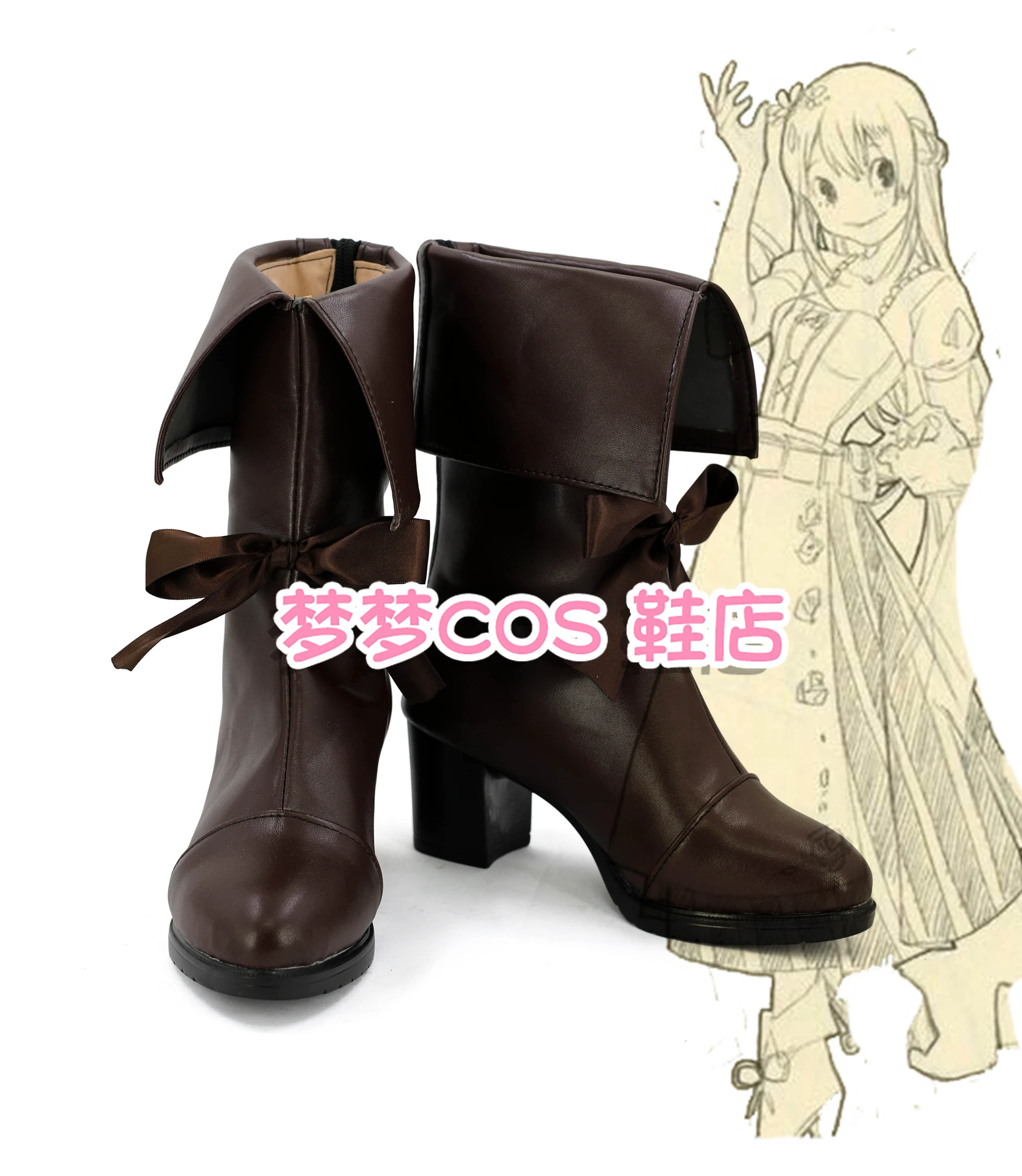 

Anime My Hero Academia Cosplay Shoes Asui Tsuyu Cosplay Boots Halloween Party Academia Daily Leisure Shoes Custom Made