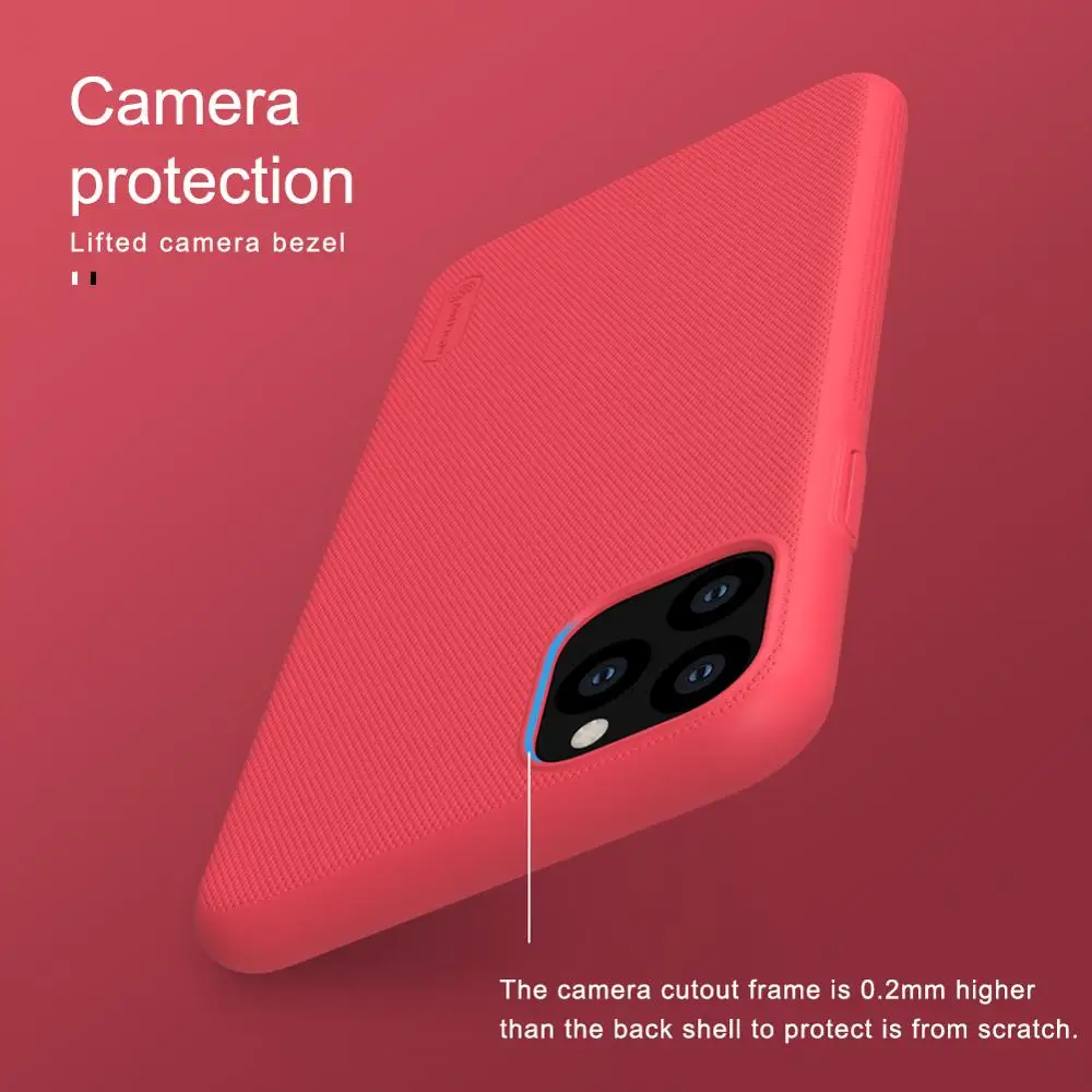 Чехол Nillkin для iPhone 11 Pro Max X XR XS матовый защитный чехол телефона жесткий из
