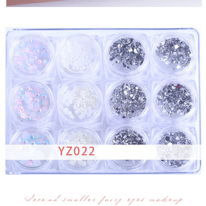 YZ022 CHIVENIDO фестиваль блеск глаз Gezicht блестки Maquillage фестиваль лицо драгоценные камни блеск для глаз дизайн ногтей - Цвет: YZ022
