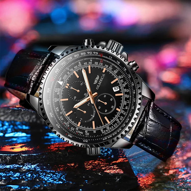 OLMECA мужские часы лучший бренд класса люкс Спорт Энергия магнитотерапия