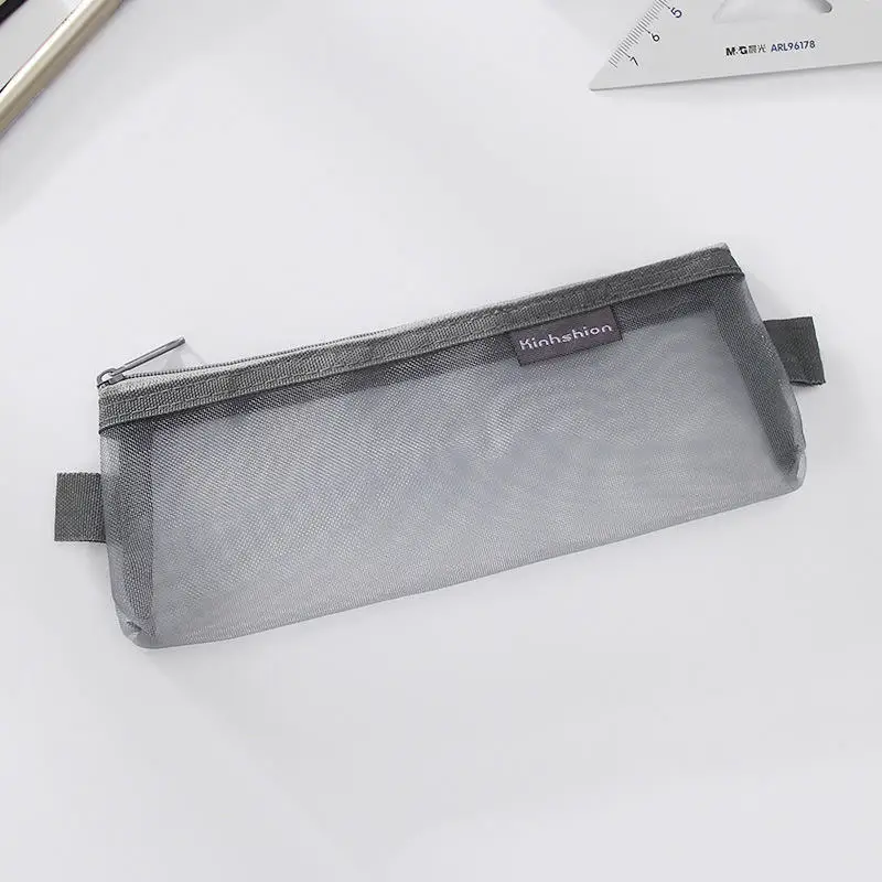 1 шт. Простой Прозрачный сетчатый чехол для карандашей офисный студенческий s