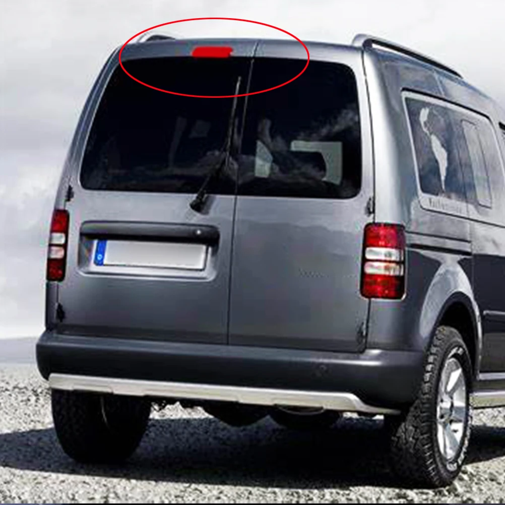 Третий центральный высокоуровневый задний стоп-сигнал для VW Caddy Mk3 2K0945087A черные
