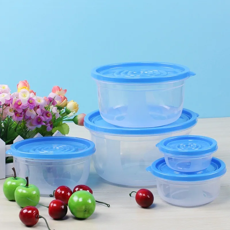 5 шт. в наборе пластиковый Ланч-бокс портативная миска контейнер для еды Ланчбокс