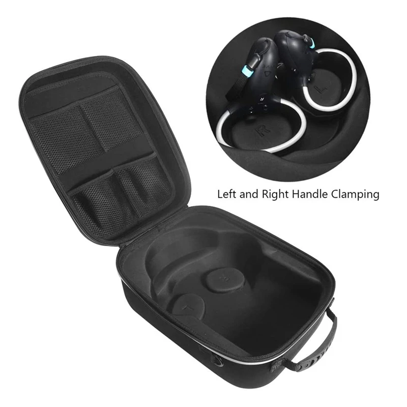 

New Storage Bag Large Capacity Portable Waterproof Protective Case Zippered Carrying Pouch Bag Handle for HTC Vive Cosmos
