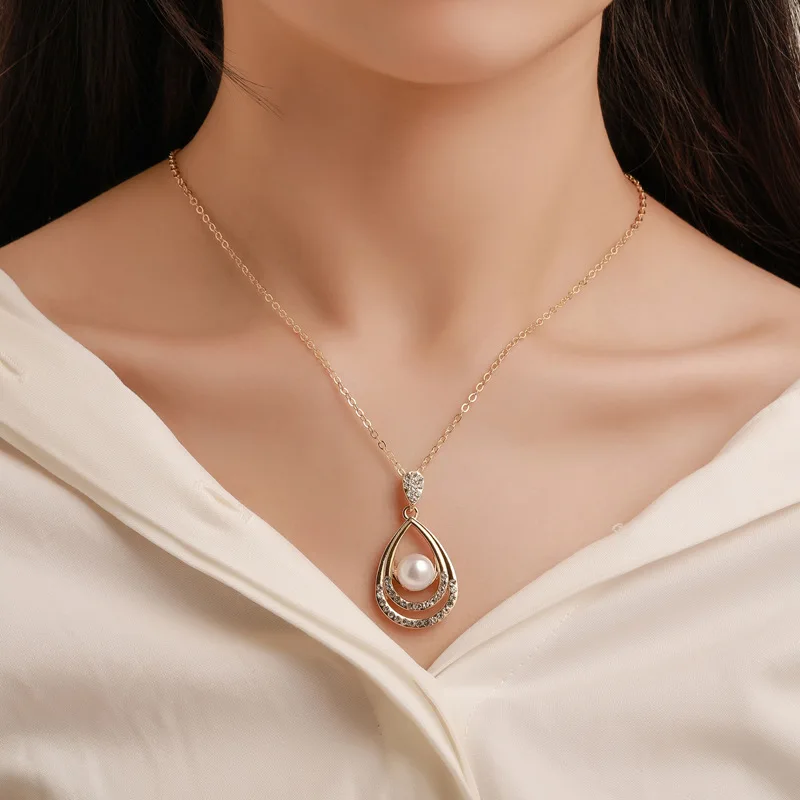 Жемчужный ювелирный набор темперамент личность элегантные свадебные ювелирные