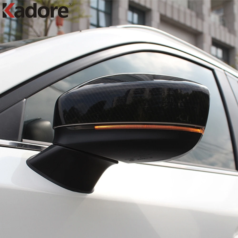 Для Mazda CX 5 CX5 KF 8 CX8 2017 2018 2019 2020 углеродного волокна Боковая дверь Зеркало заднего