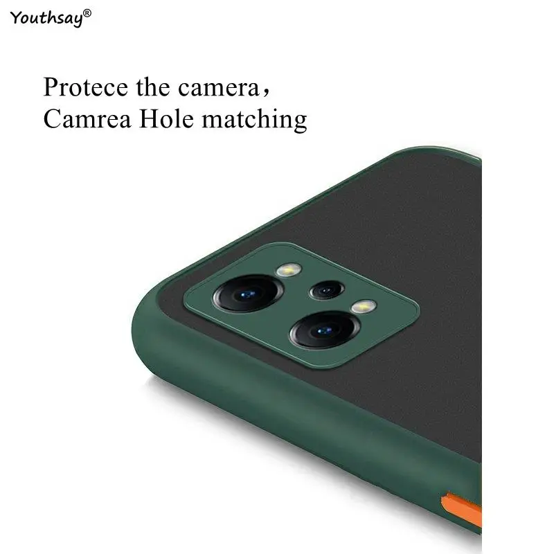 For Realme Narzo 50i Case For Realme Narzo 50i 50A 8i Cover Funda Matte Translucent Shockproof Phone Bumper For Realme Narzo 50i