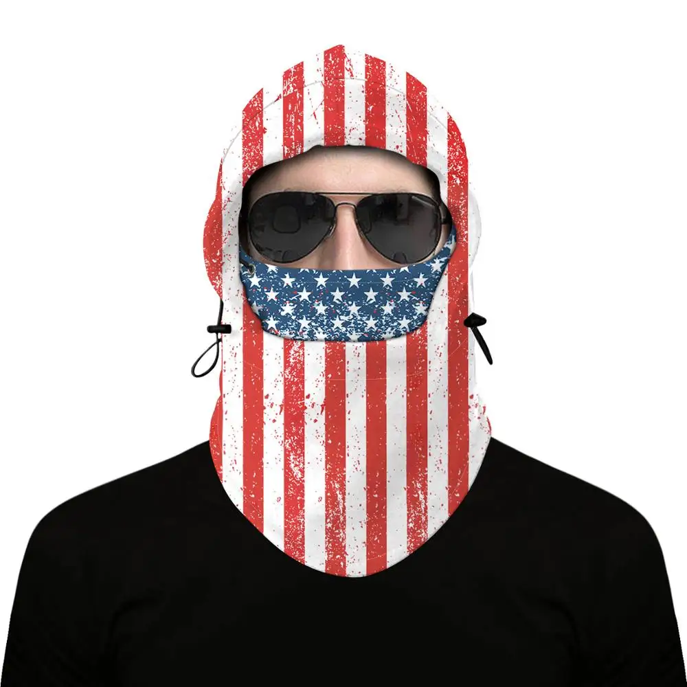 Digital printing winter outdoor ski mask warm parent-child headgear Face Mask multifunctional balaclava hat Cycling Mask