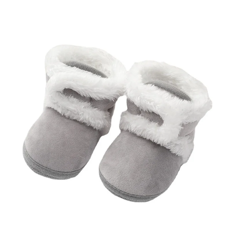 Милые осенне-зимние ботинки для младенцев ручной работы маленьких девочек и