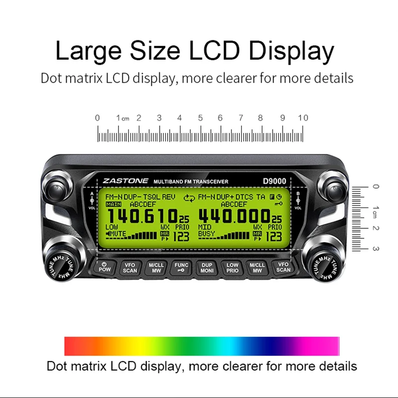 Автомобильная рация D9000 50 км мощная радиостанция приемопередатчик Вт двойной